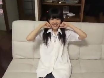 超絶キュートなパイパン女子校生に避妊具未装着で膣内射精した気持ち良すぎる性行為