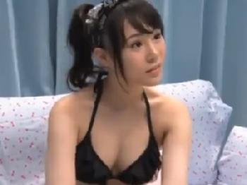 水着素人をマジックミラー号に連れ込み→欲情させて種付け発射