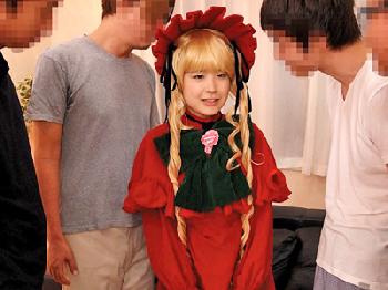 ローゼンメイデンコスプレが似合いすぎなドール美少女とコス性交