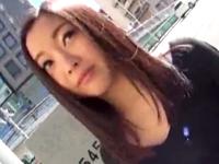 高飛車そうな奥さんをナンパしてコンドーム非装着の膣内射精交尾