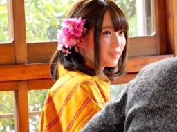 お江戸テーマパークで働く着物とても綺麗な女性をナンパ→バイト後に駆けつけSEX