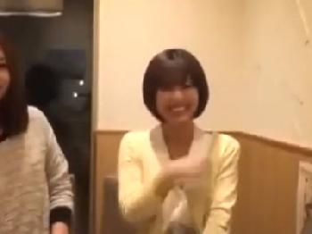 相席屋でモノにした素人娘を自室に連れ込み中出し!!