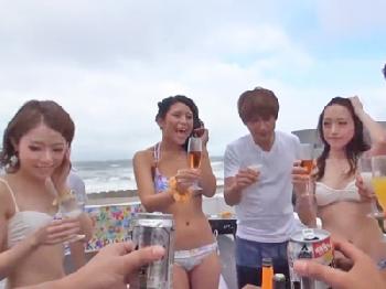 超良質素人ヤリサーパリピたちの海バーベキュー乱交