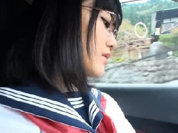 巨乳の地味顔女子校生がハメ温泉旅行→女性器の最奥にたっぷり膣内で精子を発射されて着床アクメ