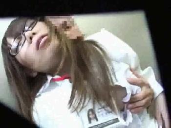 Hカップの巨乳美少女にパイズリフェラチオお願いしてちゃっかり盗撮