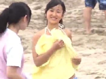 海の家で無料マッサージと称し素人をナンパ→種付けプレスで妊娠確定の中出し発射