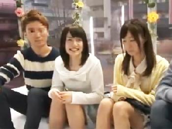 19と20のイケイケ美少女女子大生が彼氏交換SEX披露W