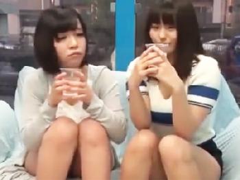 素人娘を酒で釣って挿入3人プレイ