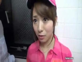 巨乳人妻の白石茉莉奈がゴルフ場で拉致られ強要SEX撮り