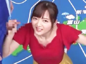 挿入されながら淫語塗れのニュースを読む新人アナウンサーW