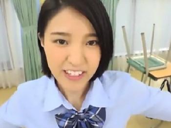 クラスメイトを保健室に連れ込み色仕掛けして性交する制服美少女