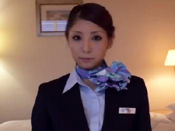 脱いだら爆乳のキャビンアテンダントさんと制服のまま官能交尾