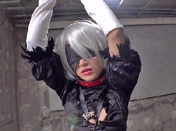 最上級フィギュアボディのニアオートマタがコスプレ性交