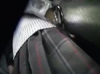 バッグ内から撮影されたガチ痴漢動画→女子校生がぶっかけられる瞬間までW
