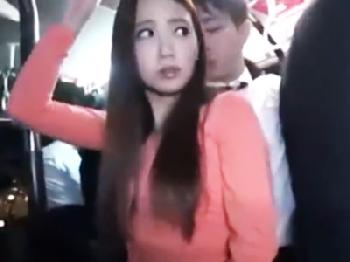 痴漢されて感じてしまいきっちりお掃除フェラチオまでするお姉さん