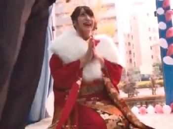 成人式当日にマジックミラー号で膣射中出し交尾楽しんじゃう尻軽素人!!