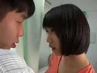 病院で黒髪ショートの美少女がいきり勃ったペニスに性的興奮し痴女る