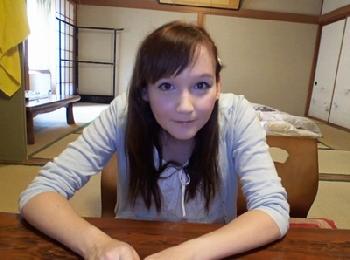 ガチ天使降臨!!留学中の真っ白フランス女子大生と一泊温泉旅行で性行為