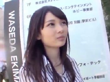 早稲田駅前で童顔素人をナンパ→素股だけのはずが避妊具未装着で挿入され避妊具未装着で膣内射精で妊娠W