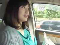 巨乳素人人妻をナンパ→ドライブデートからの不貞ハメ撮り