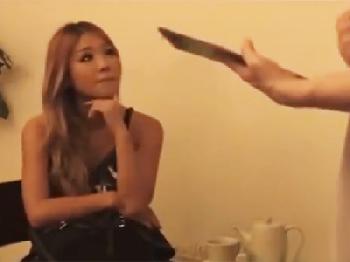 生意気黒ギャルが調教マッサSEXされてただの牝にW