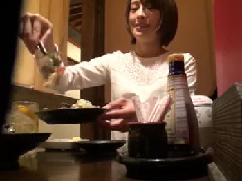 素人お姉さんと居酒屋デート→ホテルに連れ込んで当然のごとく性交