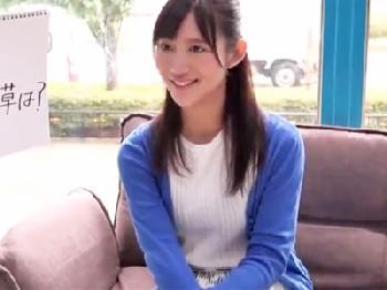 インタビュー中に襲撃SEX→驚きながらも感じるスレンダー美女