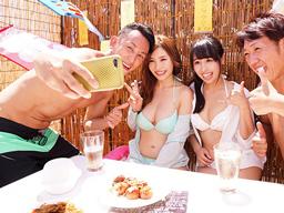 千葉で火がついた海の家相席居酒屋でナンパ乱交