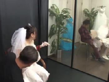 ウェディングドレスを試着に来た花嫁がマジックミラー越しに寝取られてガチ婦女暴行!!