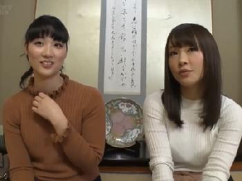 タオル1枚で男湯でミッションをこなす素人2人