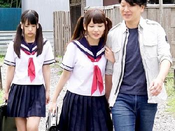 久しぶりに帰省して妹2人と中出し近親タブー性交