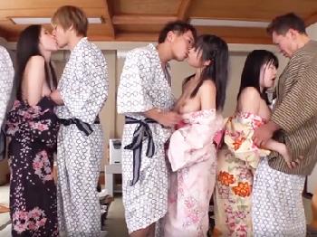 から痴女姉までよりどりみどり!!宴会を卑猥乱交で盛り上げてくれる温泉コンパニオン