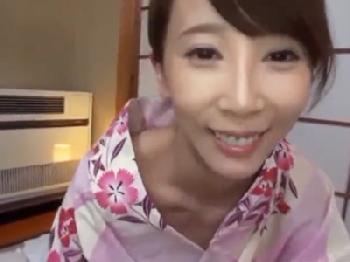 淫らな巨乳人妻と密会温泉旅行で膣射性交堪能!!