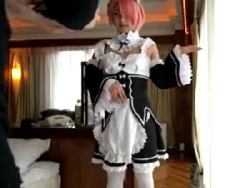 汗っかきなメガネ女性会社員が上司の言いなりになって会社で性行為