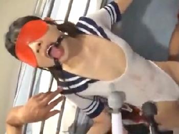 佐々木あきの凄い性テクニックで絶頂させられた夫の目の前で男優ペニスで絶頂させられた妻