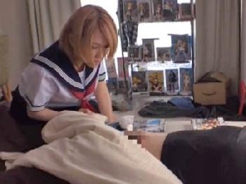 巨乳ギャルな妹が無防備に寝てたので兄として膣内射精暴行敢行!!