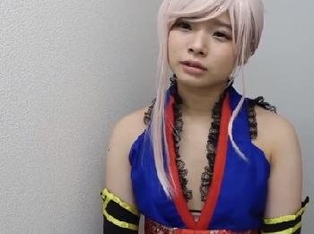ここまで言わせる気持ち悪い中年男に連続昇天させられる美少女コスプレイヤー