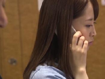 Tバックが過ぎてる美女会社員が愛撫されて…自分から欲しがる色情狂SEX