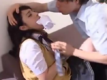 クズ教師に脅されて調教性的暴行顔面射精される女子校生