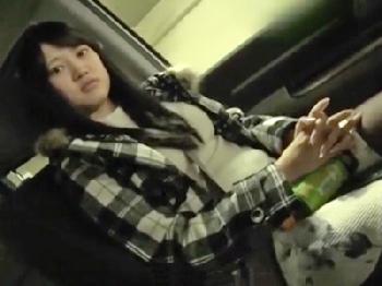 同じバイト先の黒髪童顔娘とハメ撮り