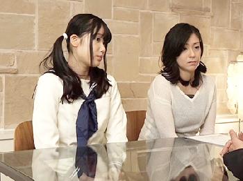 アイドル面接に訪れた女子校生娘＆とても綺麗な母→媚薬盛り込み親子丼3Pセクロス