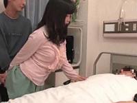 お見舞いに来てくれた自慢の美麗人妻が義兄に悪戯される