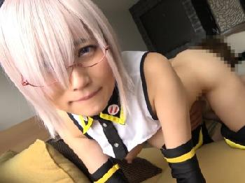 逆バニーマ●ュの美乳コスプレ娘がイクまで女性器の最奥をハードピストン!!