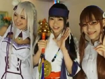 可愛いコスプレイヤー娘たちと挿入し放題の中出し性的暴行撮影会W
