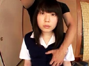まだ垢抜けてない感が妙にエロティックな巨乳女子校生とハメ撮り膣内射精!!