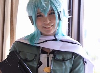 笑顔が激烈キュートな美少女コスプレイヤーと熱を帯びた性行為!!感度良すぎな美少女が体を震わせて恍惚エクスタシー