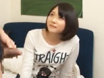 性行為の相談に来た年頃の女子校生娘が巨根に興味津々!!素股からヌルッと無許可挿入