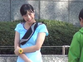 嫌がらりながらも押し負けて連れてこられたランニング女子→自慢の筋肉を曝け出して汗だくセクササイズ!!