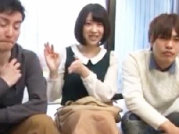 初対面なのに彼友の筆おろしを引き受けた美少女女子大生が孕ませ性交される様子