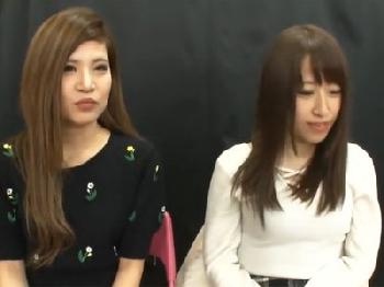 ワイセツエロ企画に参加させられた素人のお姉さん二人組が3P性交でアクメ顔披露